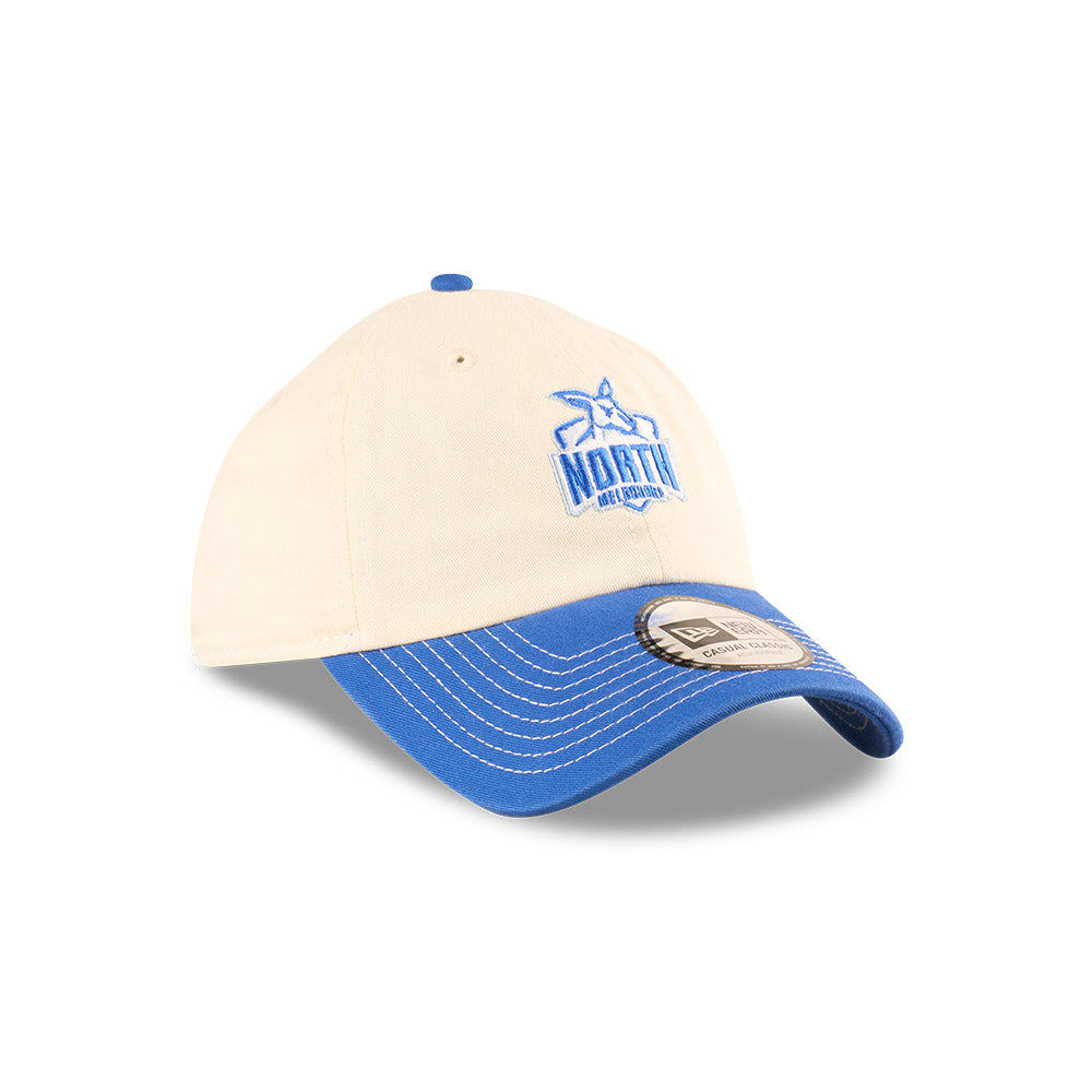 North Melbourne Kangaroos Hat - 2025 AFL 2Tone Chrome Contrast Casual Classic Strapback Cap - New Era